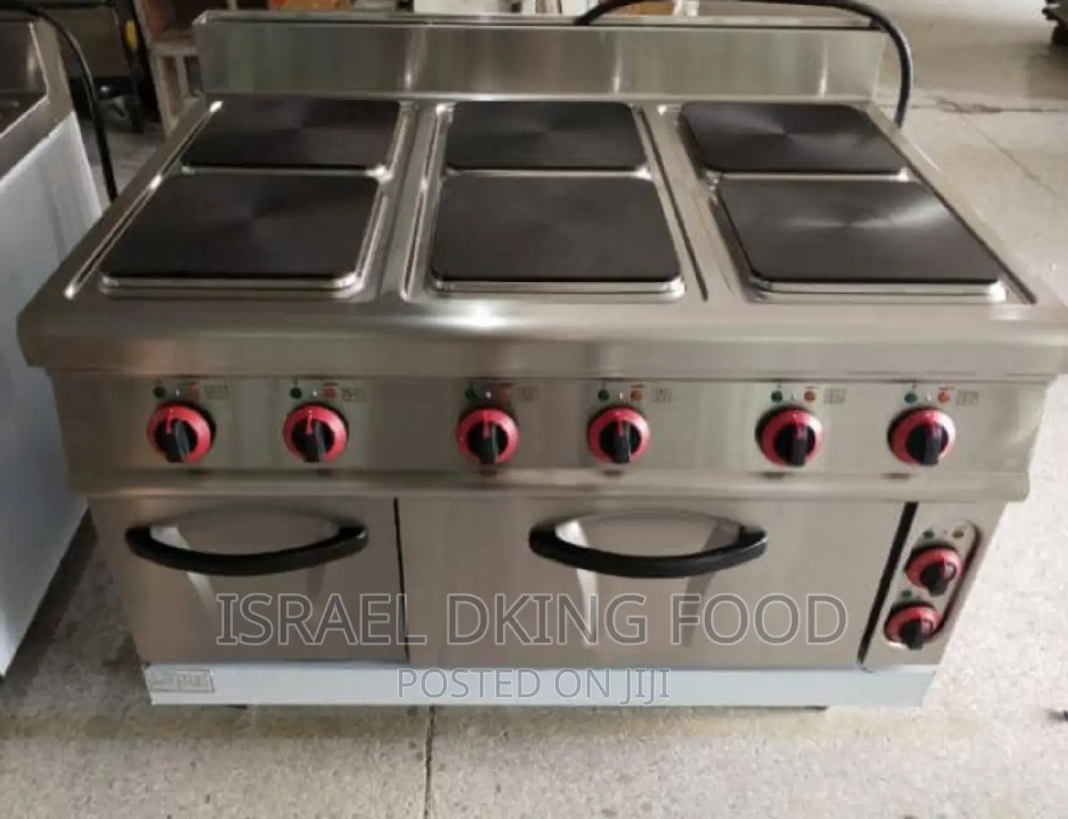 Industrial Electric Stainless 6-burner Hot Plate With Oven