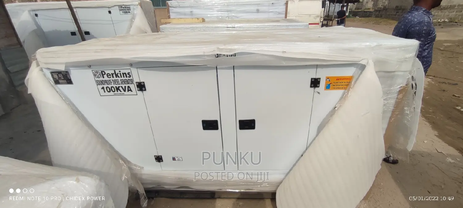 100 Kva Perkins Sound-Proof DIESEL Generator Pure Copper