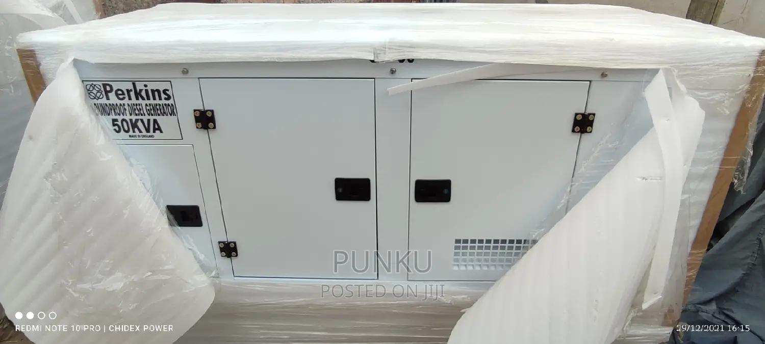 50 Kva Diesel Generator of Perkins Brand Pure Copper