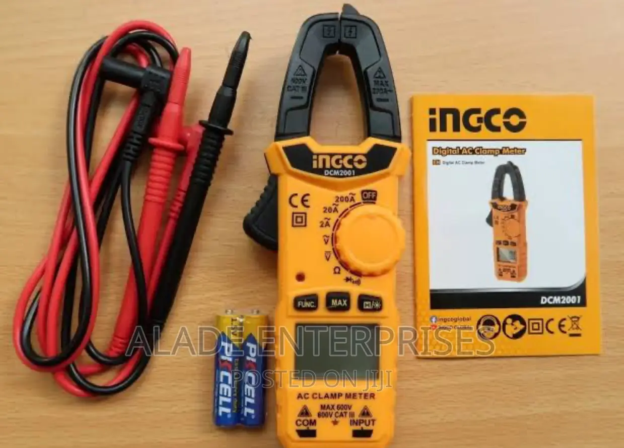 Ingco Digital Clamp Meter AC 2000C Digital AC Clamp Meter