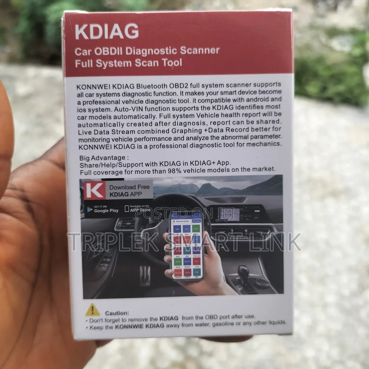 Konnwei KDIAG Bluetooth OBD2 Full System Diagnostic Tool