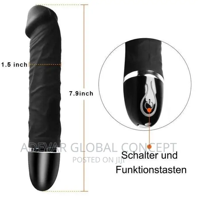 Usb Rechargeable Realistic Silicone Vibrating Dildo Sex Toy