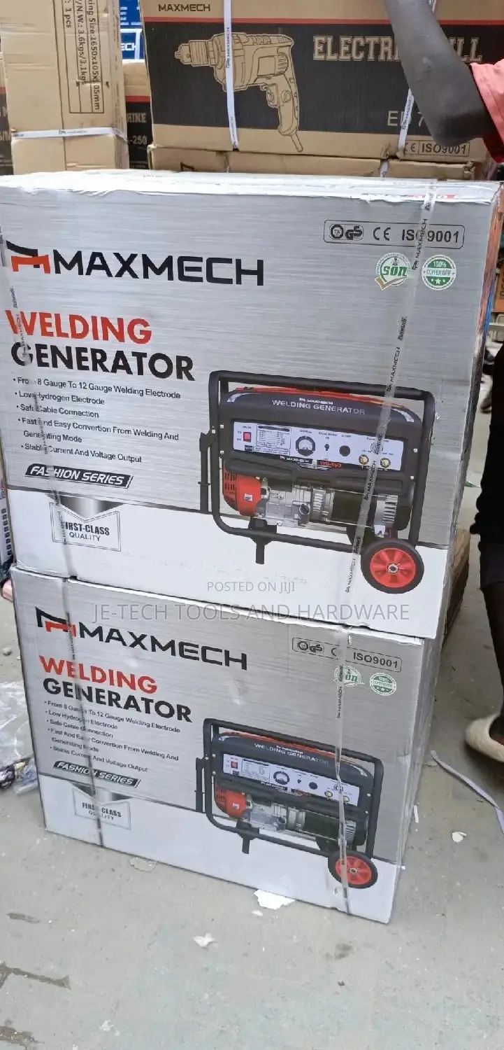 Welding Generator (1.3kva) Maxmech Petrol Generator 250a