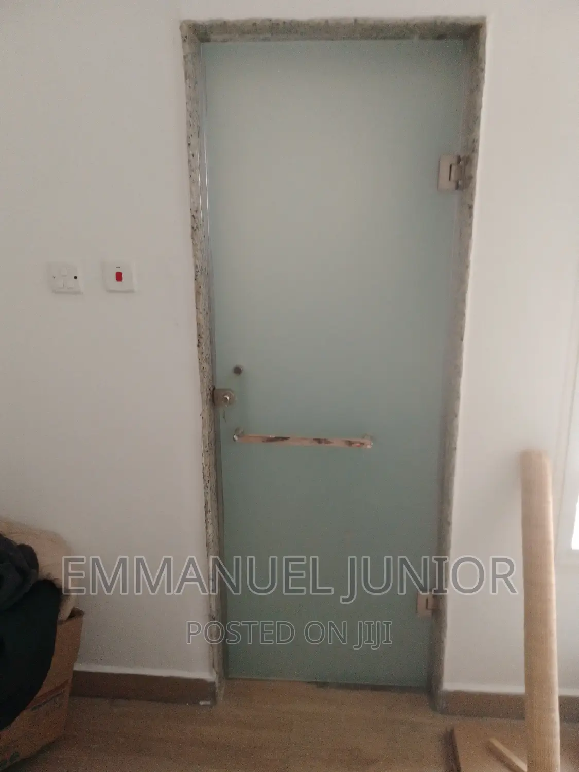 Flameless Tampered Toilet Glass Door