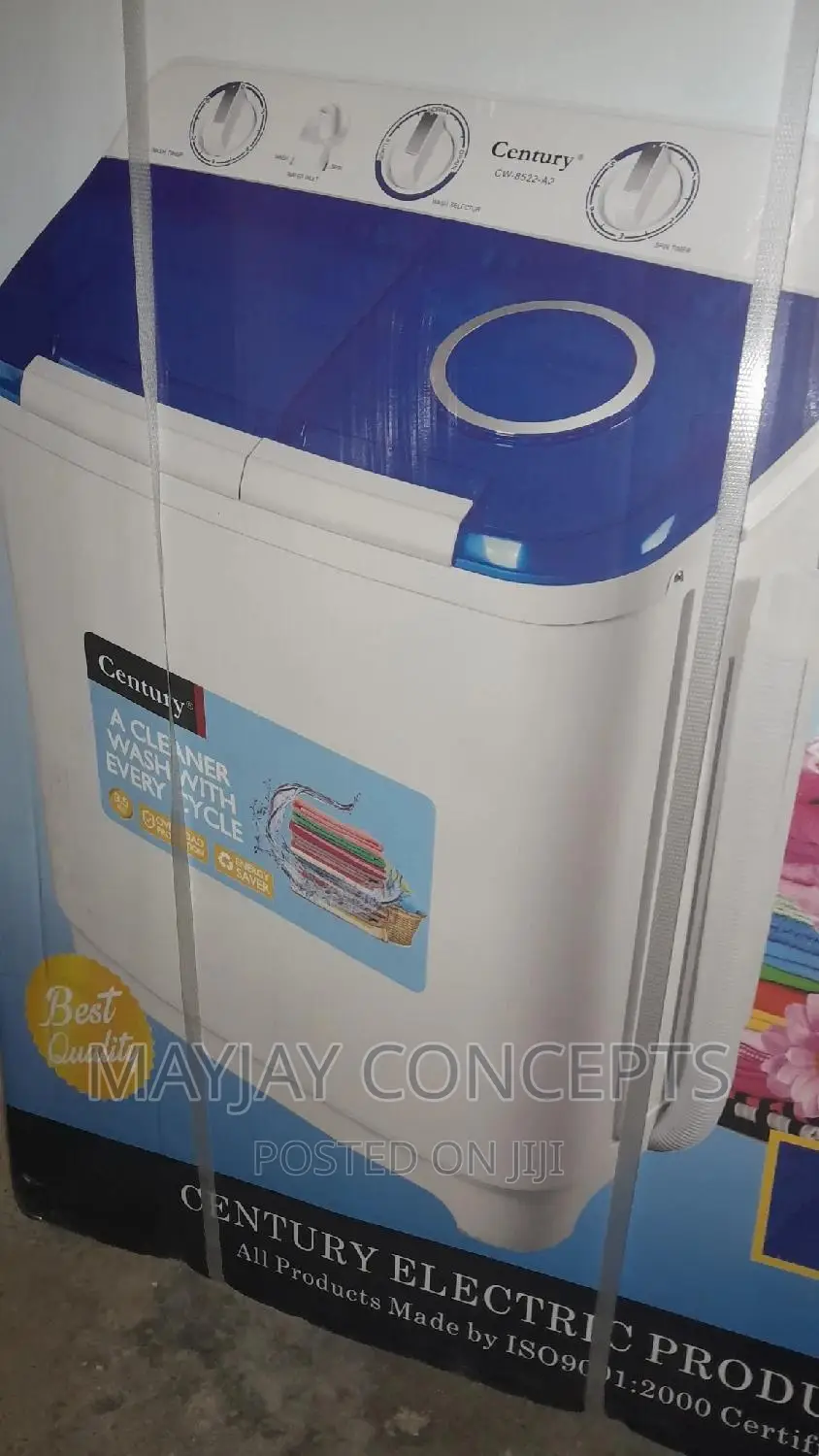 Century 9.5KG Twin Tub Semi-automatic Washing Machine Dryer