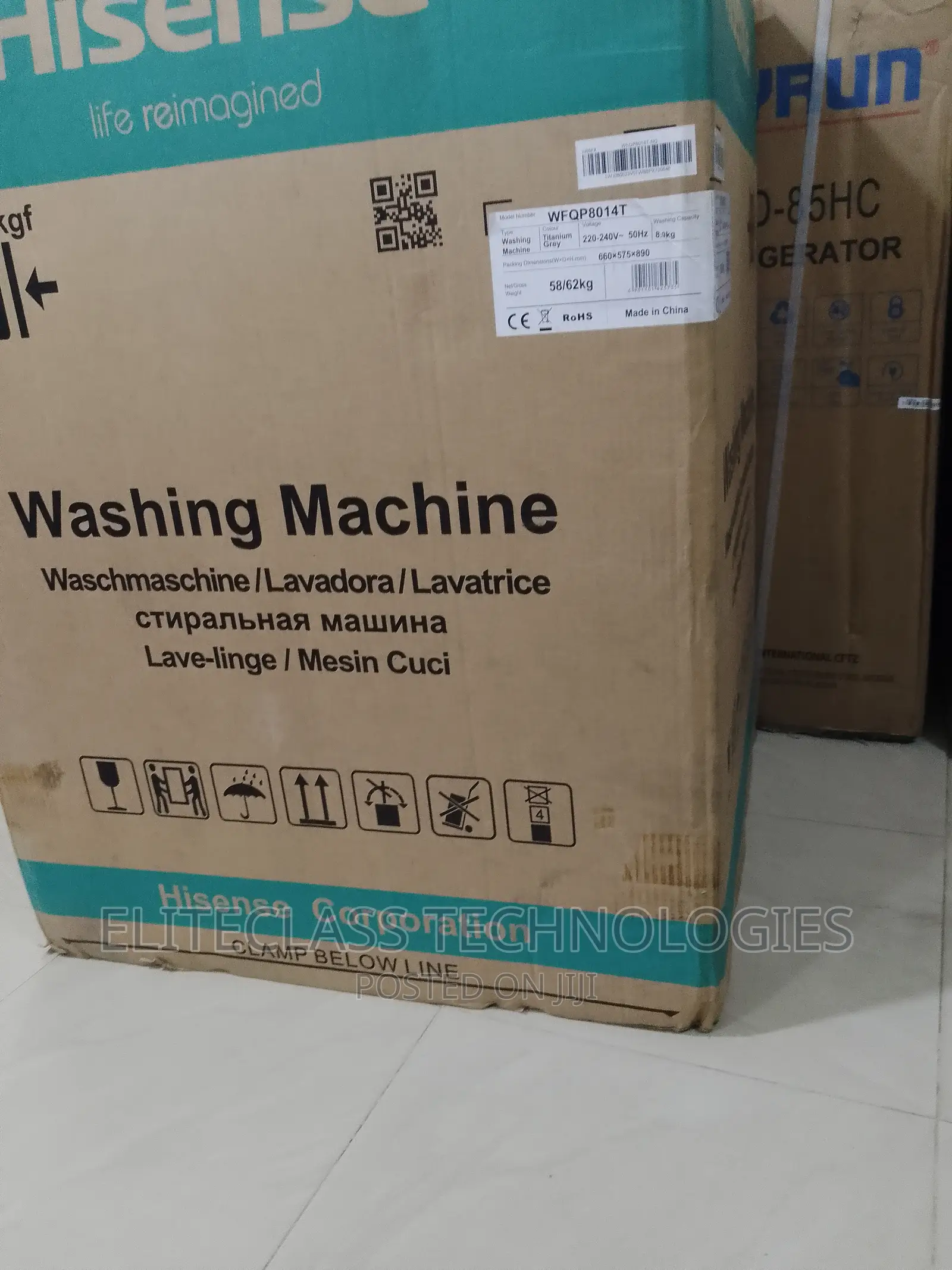Hisense WFQP8014T Affordable 8KG Front Load Washing Machine