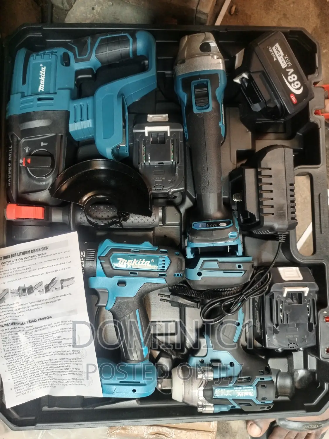 4 In 1 Makita Set Machines Heavy Duty