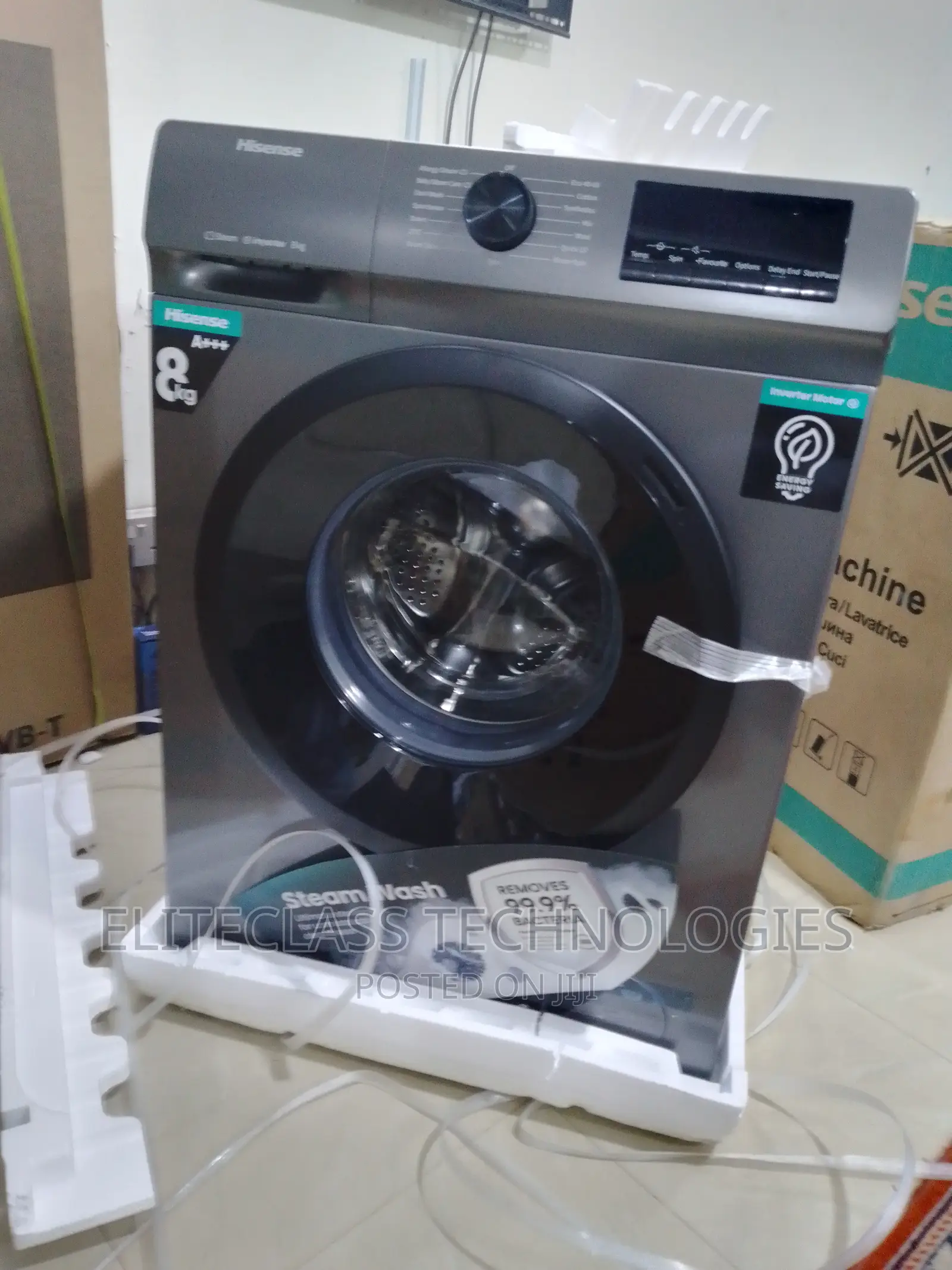 Hisense WFQP8014T Standard 8KG Front Load Washing Machine