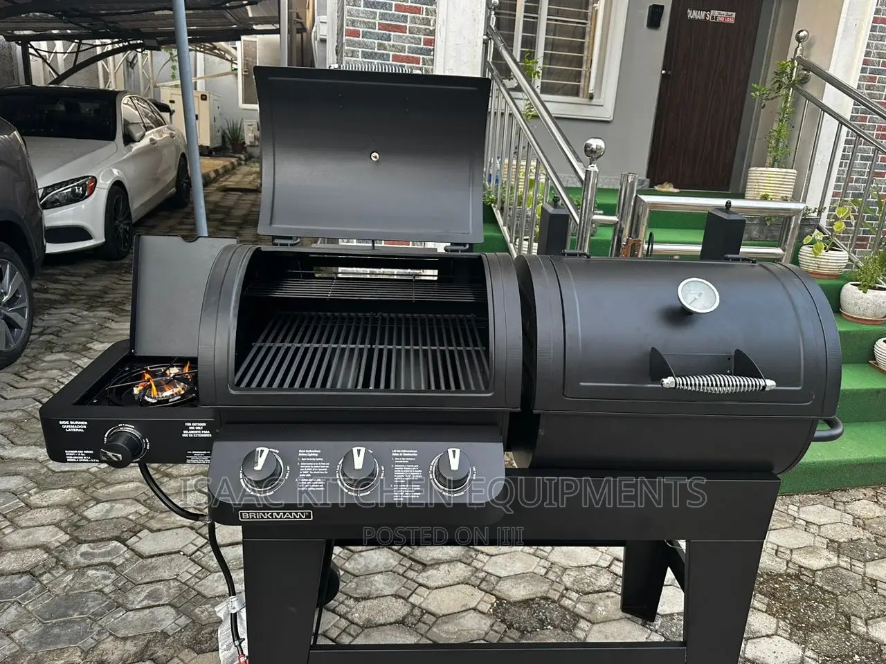 Gas and Charcoal BBQ Grill