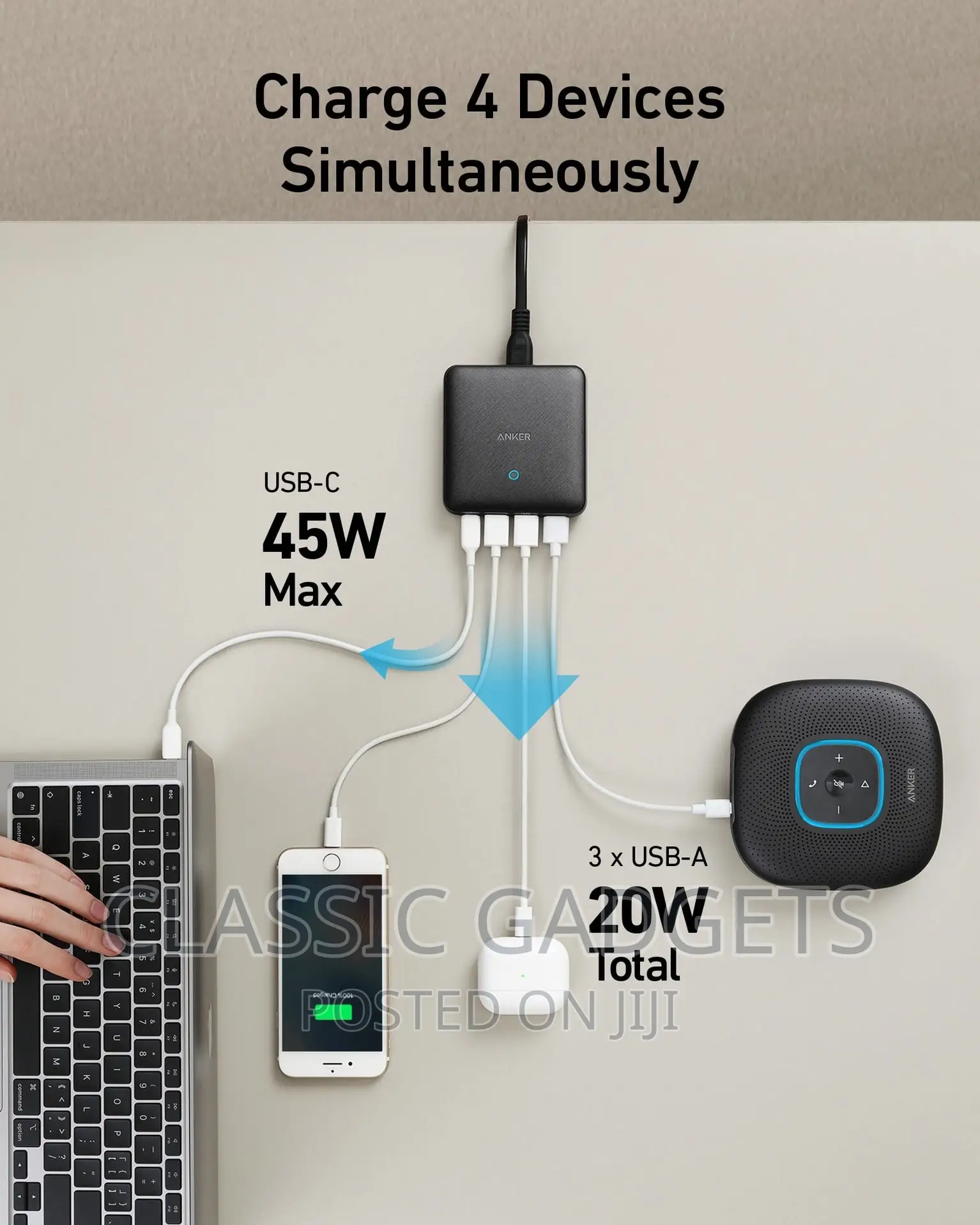 Anker Slim Size Huge Power Charger (65W)