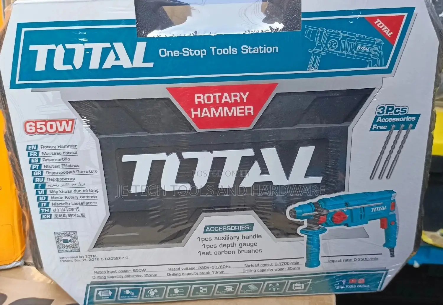 Rotary Hammer 650w