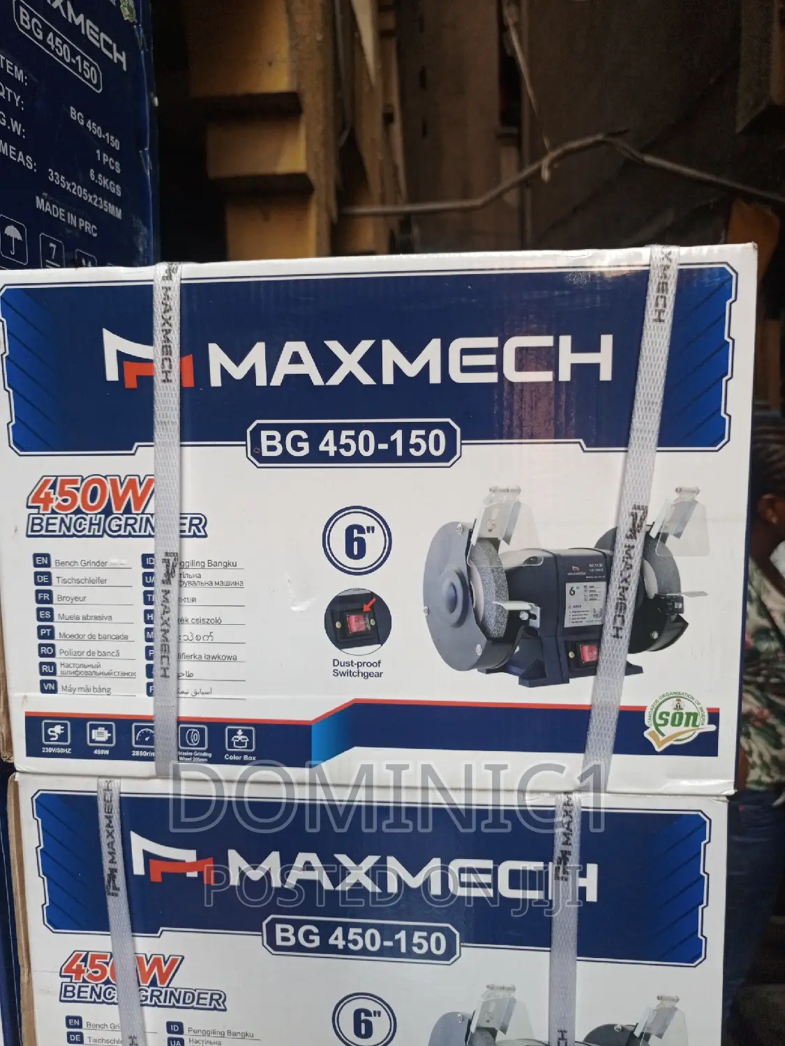Maxmech Bench Grinder Heavy Duty