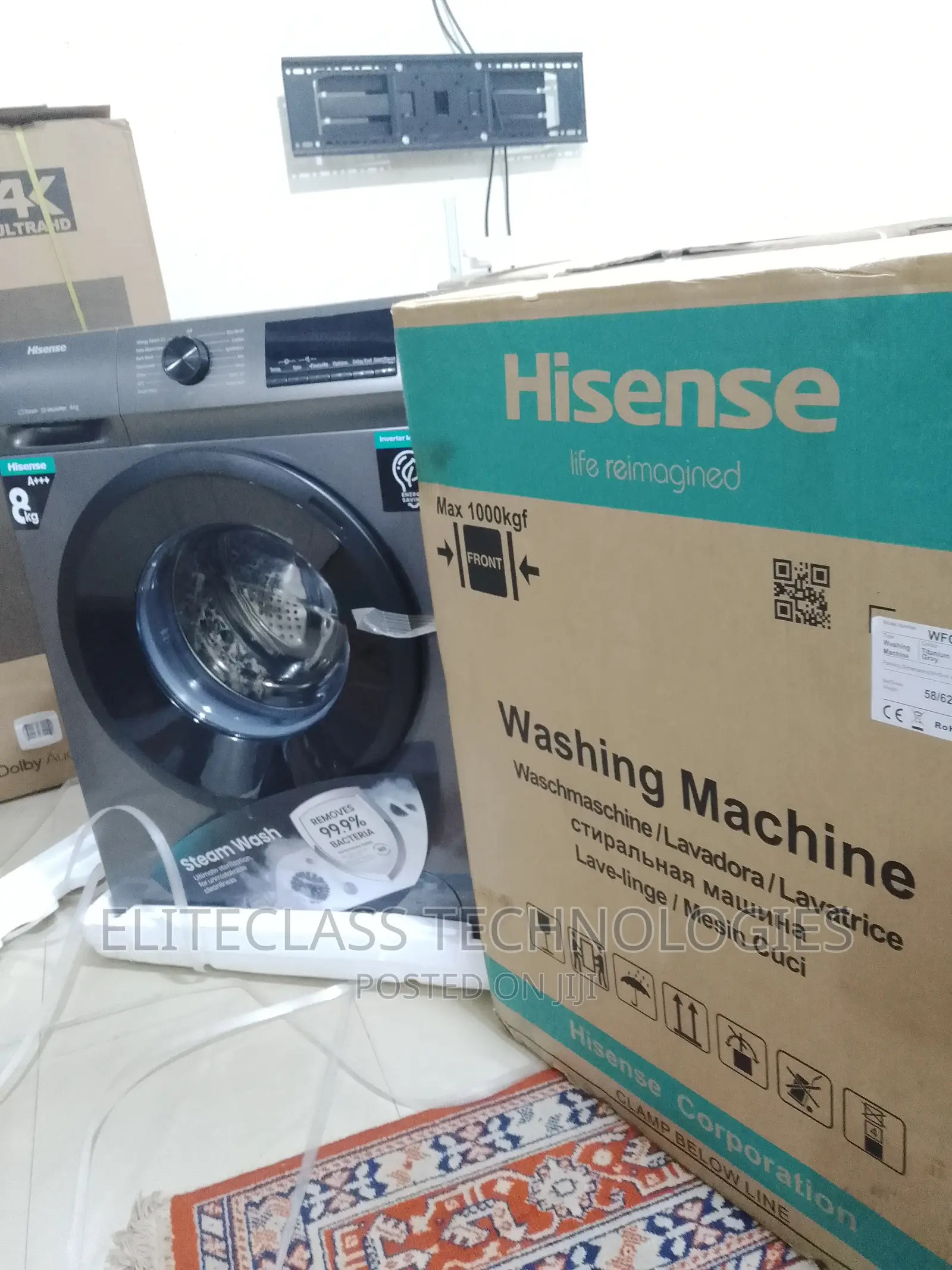 Hisense WFQP8014T 8KG Front Load Washing Machine