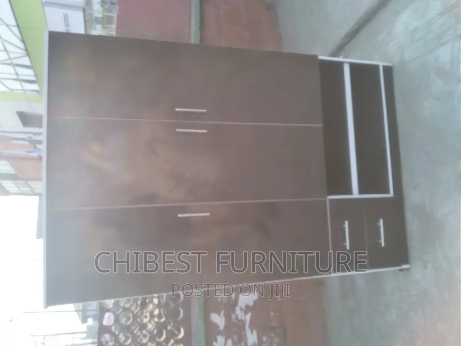 Quality Wooden Three Door Wardrobe Made With HDF Wood