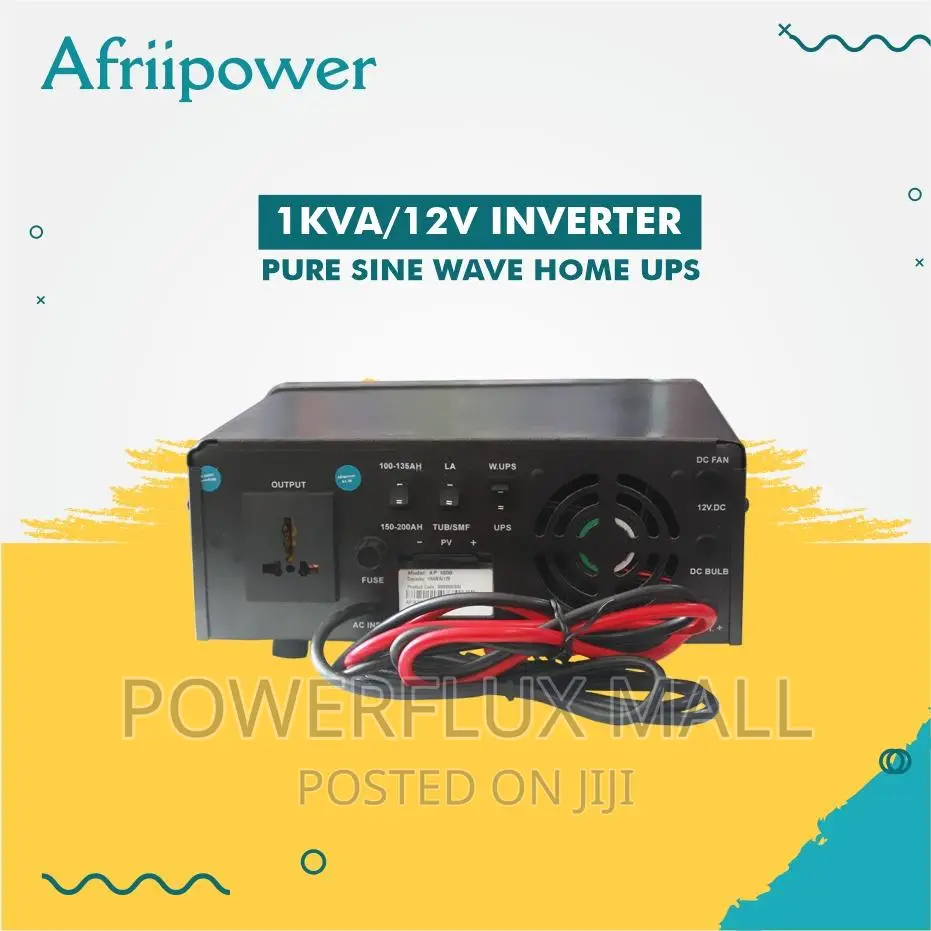 Afriipower 1kva/12v Pure Sine Wave Inverter