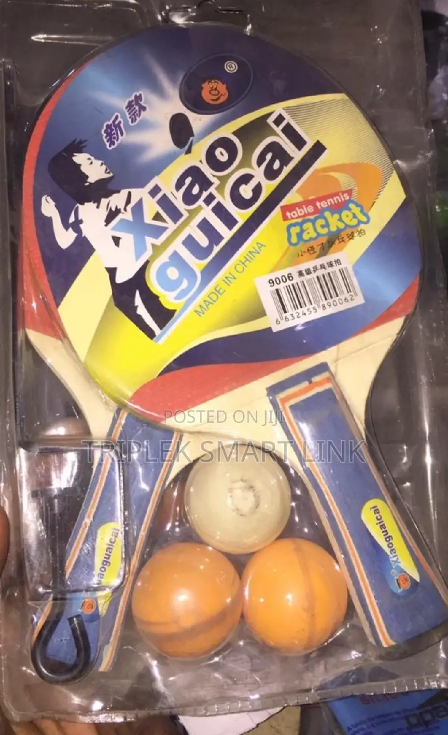 Table Tennis Racket (Bat) + Ball 3pcs
