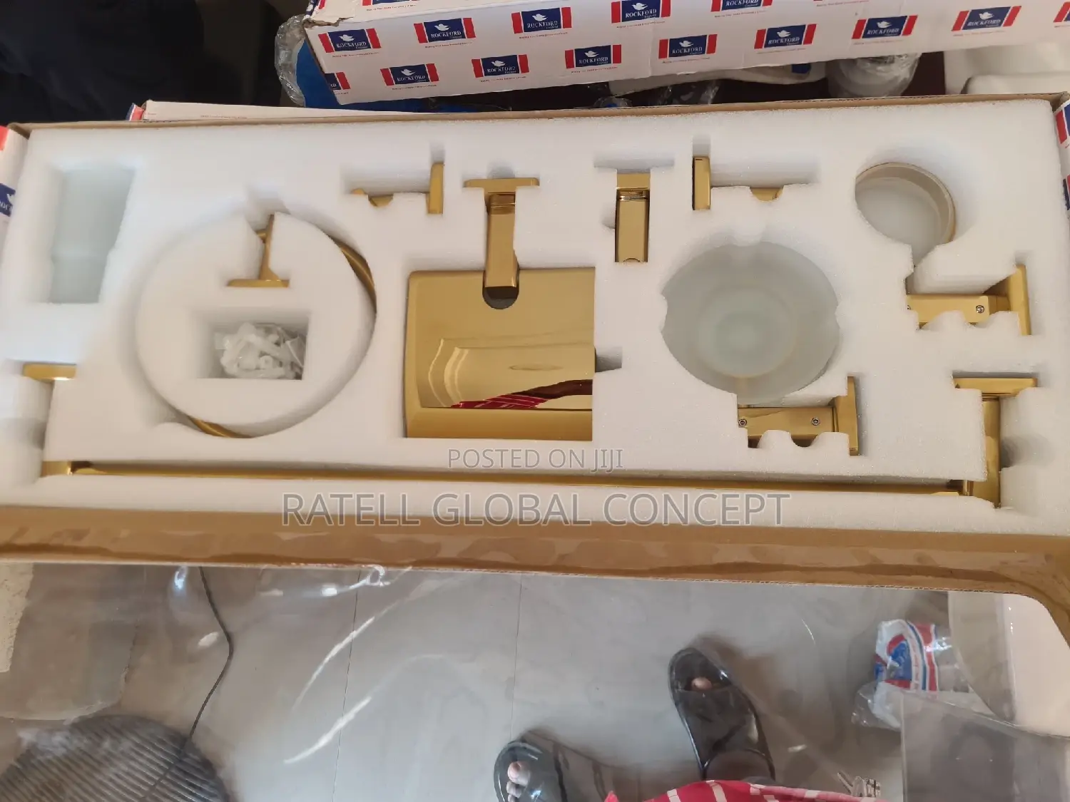 Bathroom Accessories Set (Executive) Heavy Guage