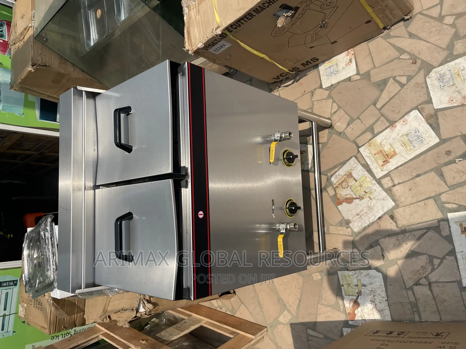 Deep Standing Gas Fryer/40liters Gas Fryer