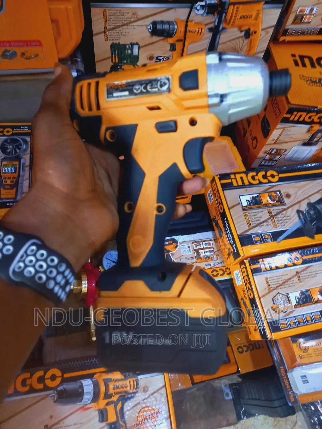 Ingco 18v Cordless Drill Brushless Impact Wrench