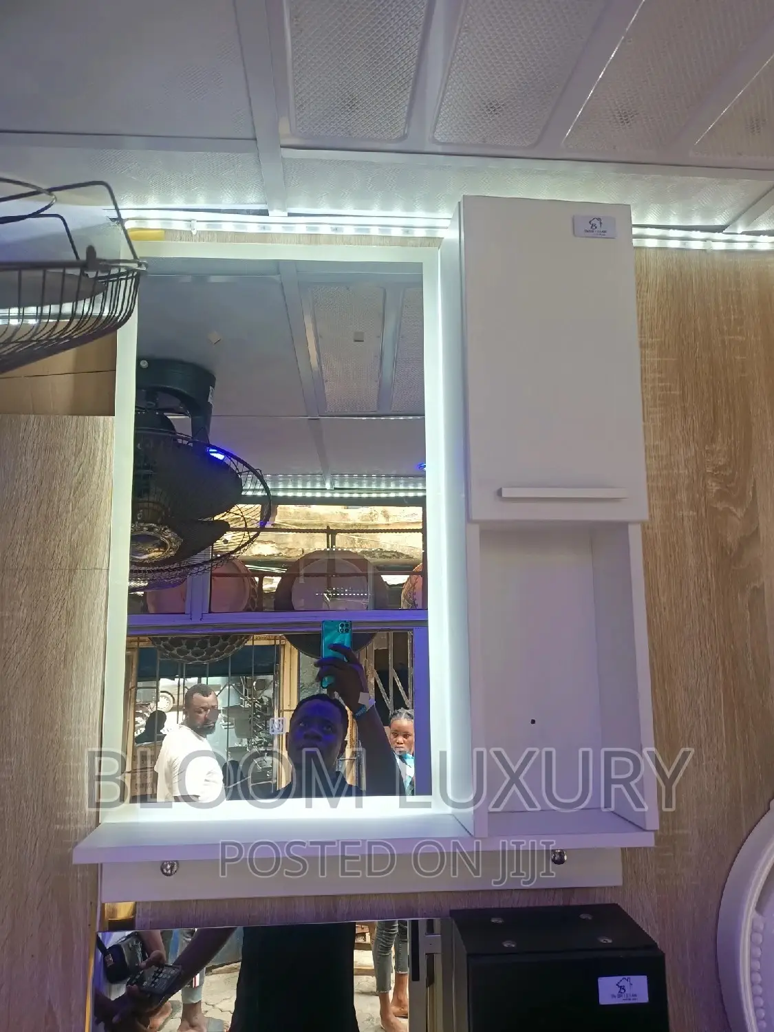 Wall Hung Cabinet With Led Mirror