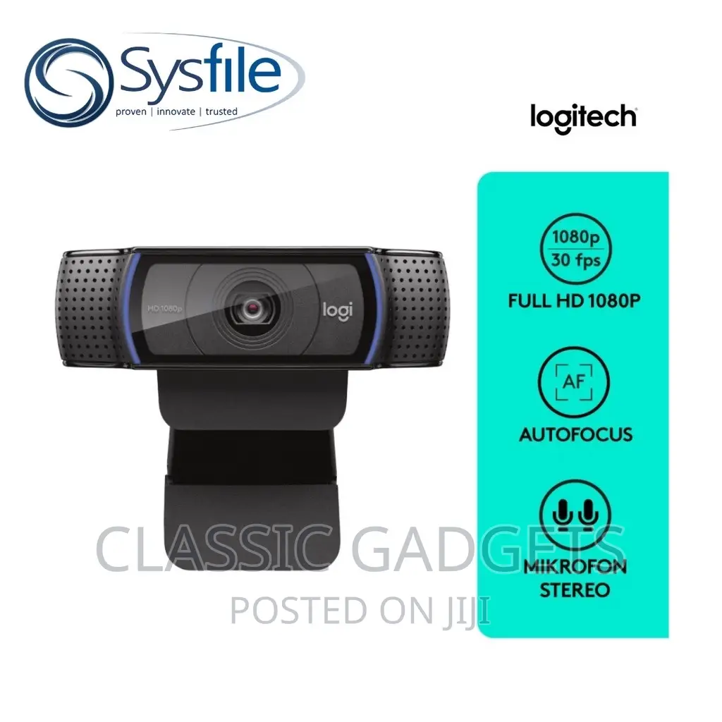 Logitech C920 Webcam PRO Full HD 1080p Autofocus With ANC