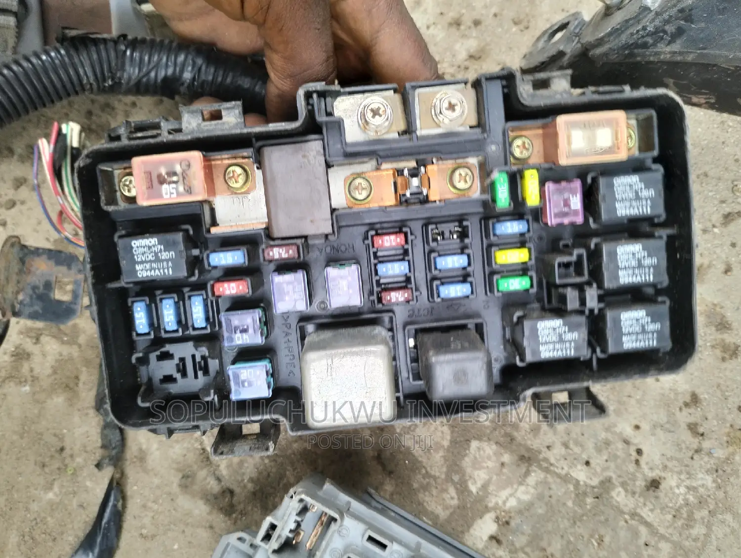 Engine and Inner Fuse Box Honda Civic 2003