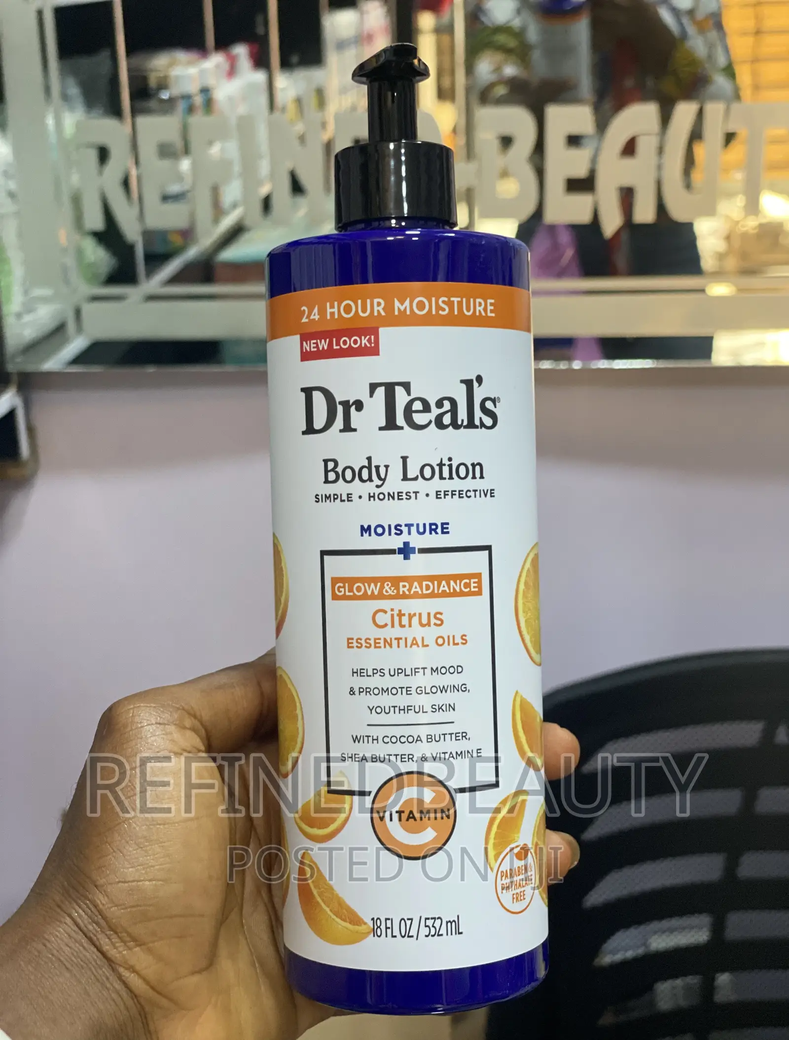 Dr Teals Viramin C Glow Radiance Body Lotion