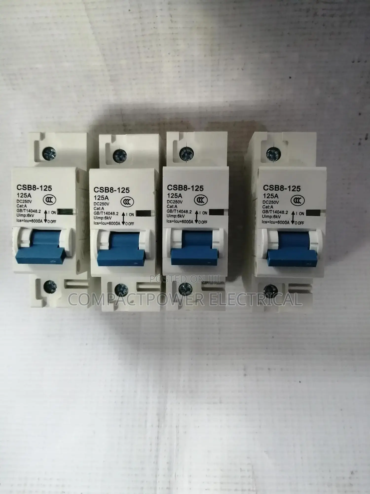 125amps 250v Dc 1pole Breaker for Solar Protection