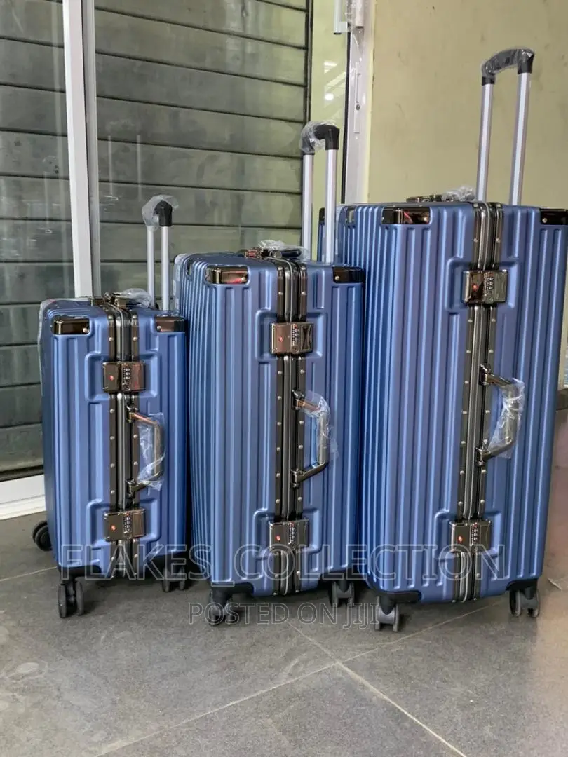 Set of 3 Aluminum Hardshell Luggage Box