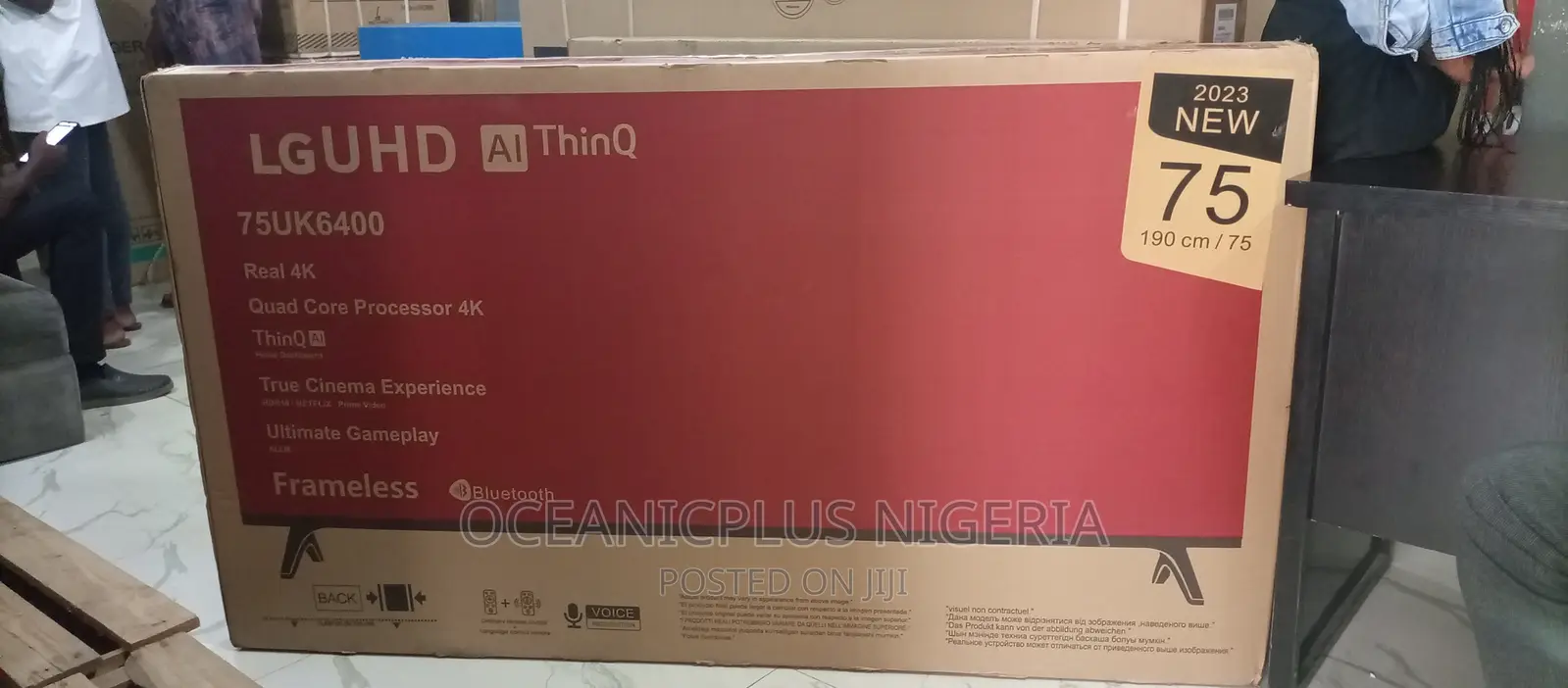 New in LG 75 Inches Smart Tv-75uk6400