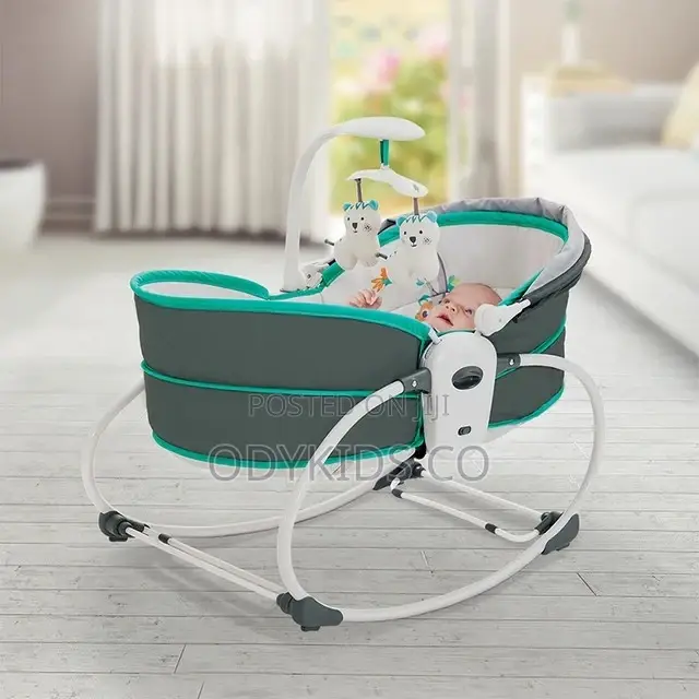 5 in 1 Comfortable Soft Fun Electric Baby Cradle Bassinet