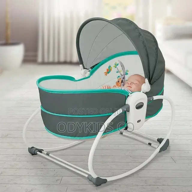5 in 1 Comfortable Soft Fun Electric Baby Cradle Bassinet
