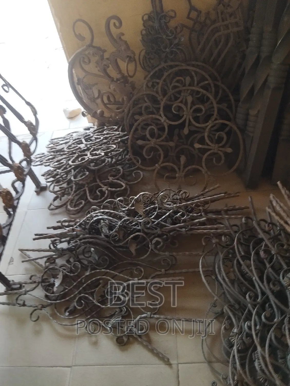 Rough T Iron Railing