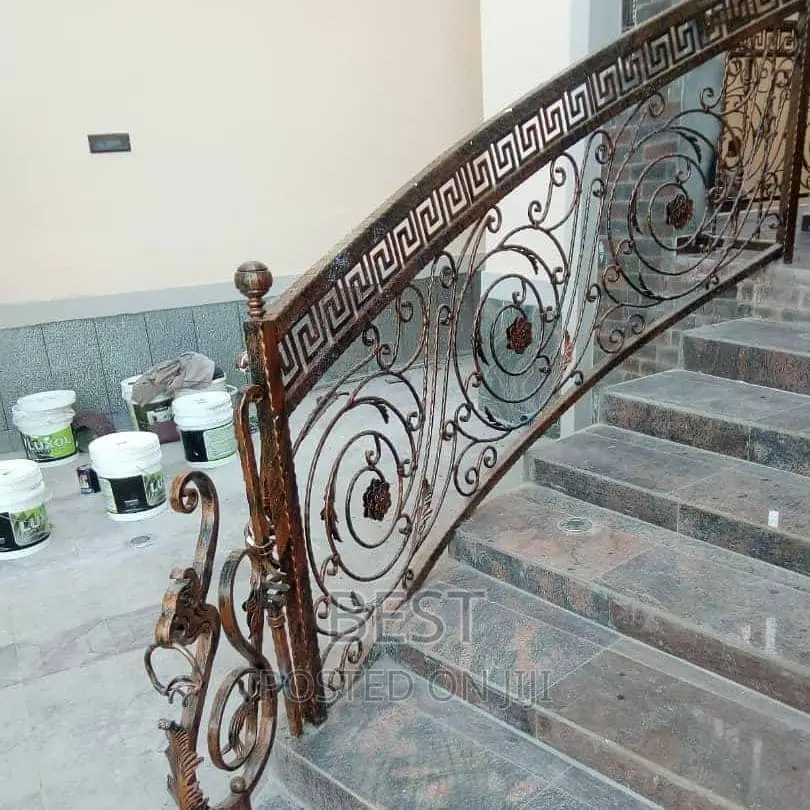Rough T Iron Railing