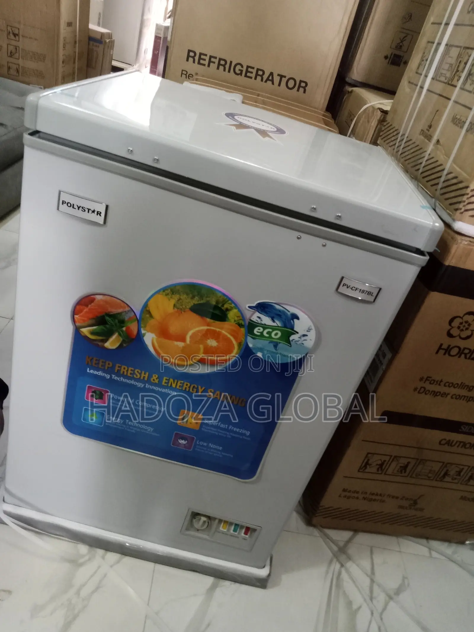 ENERGY SAVING Polystar Pv-Cf197bl Chest Freezer- 100L