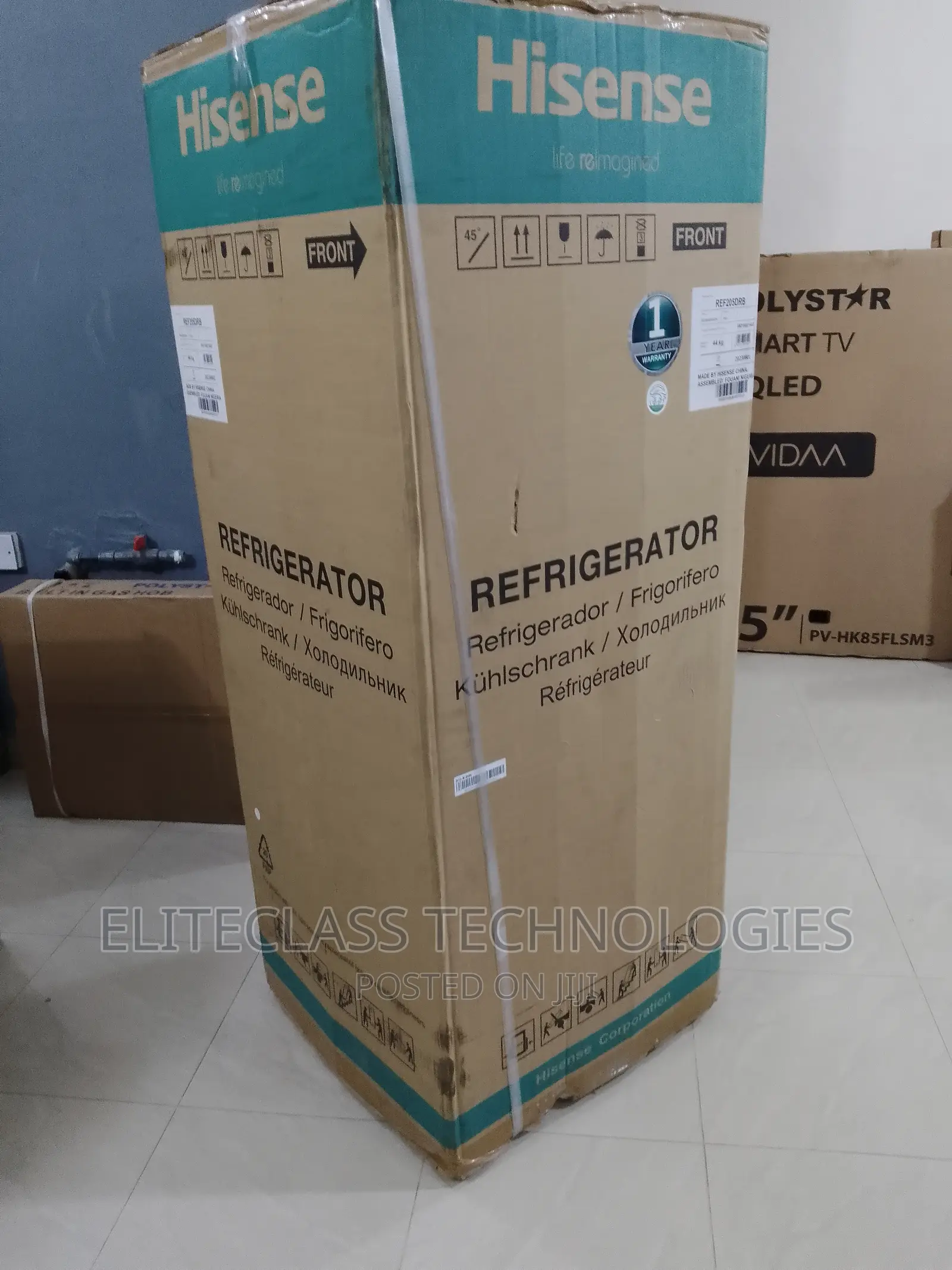 Hisense Top Mount Fast Cooling 204L Refrigerator DRB-205