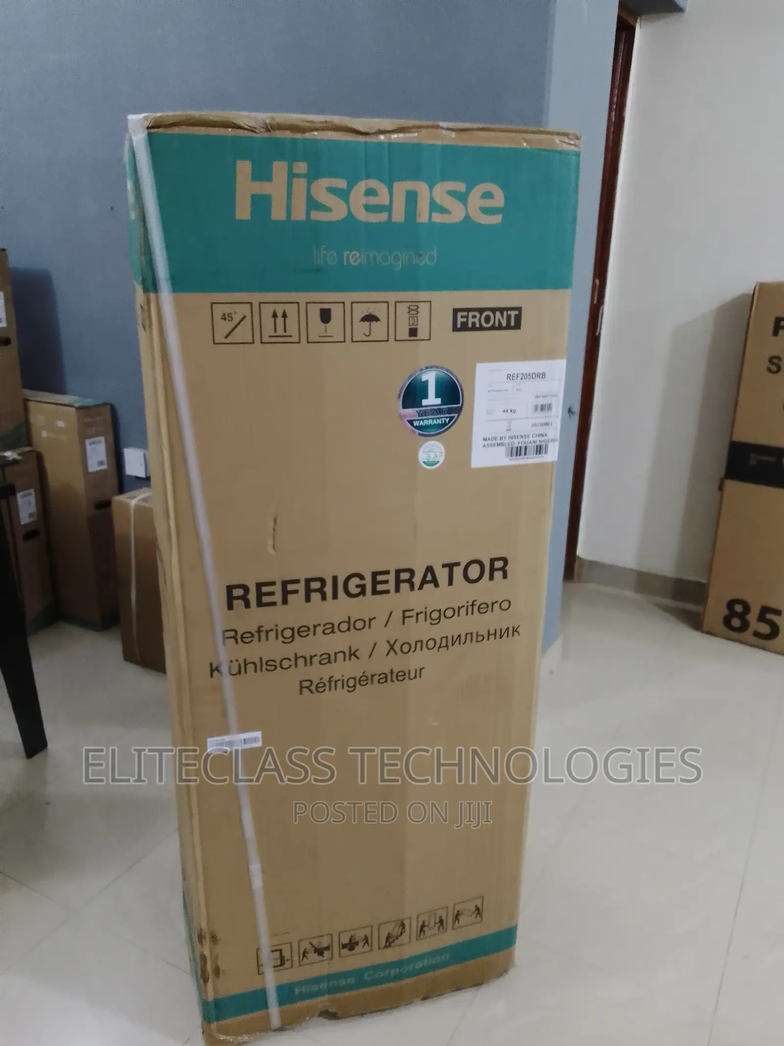Hisense Top Mount Water Dispenser 204L Refrigerator DRB-205