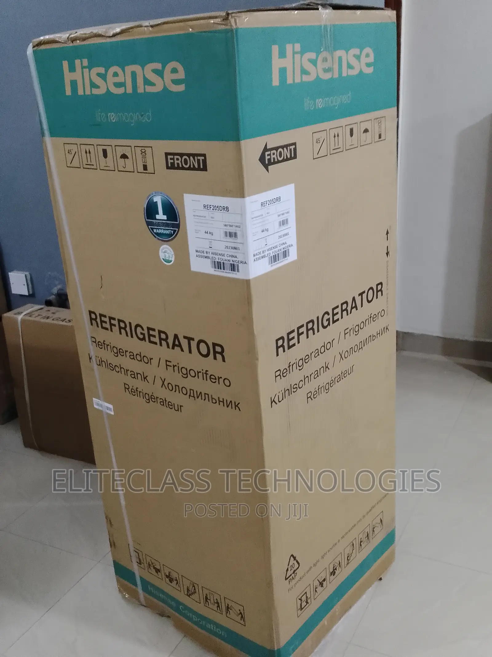 Hisense Top Mount Defrost 204L Standard Refrigerator DRB-205
