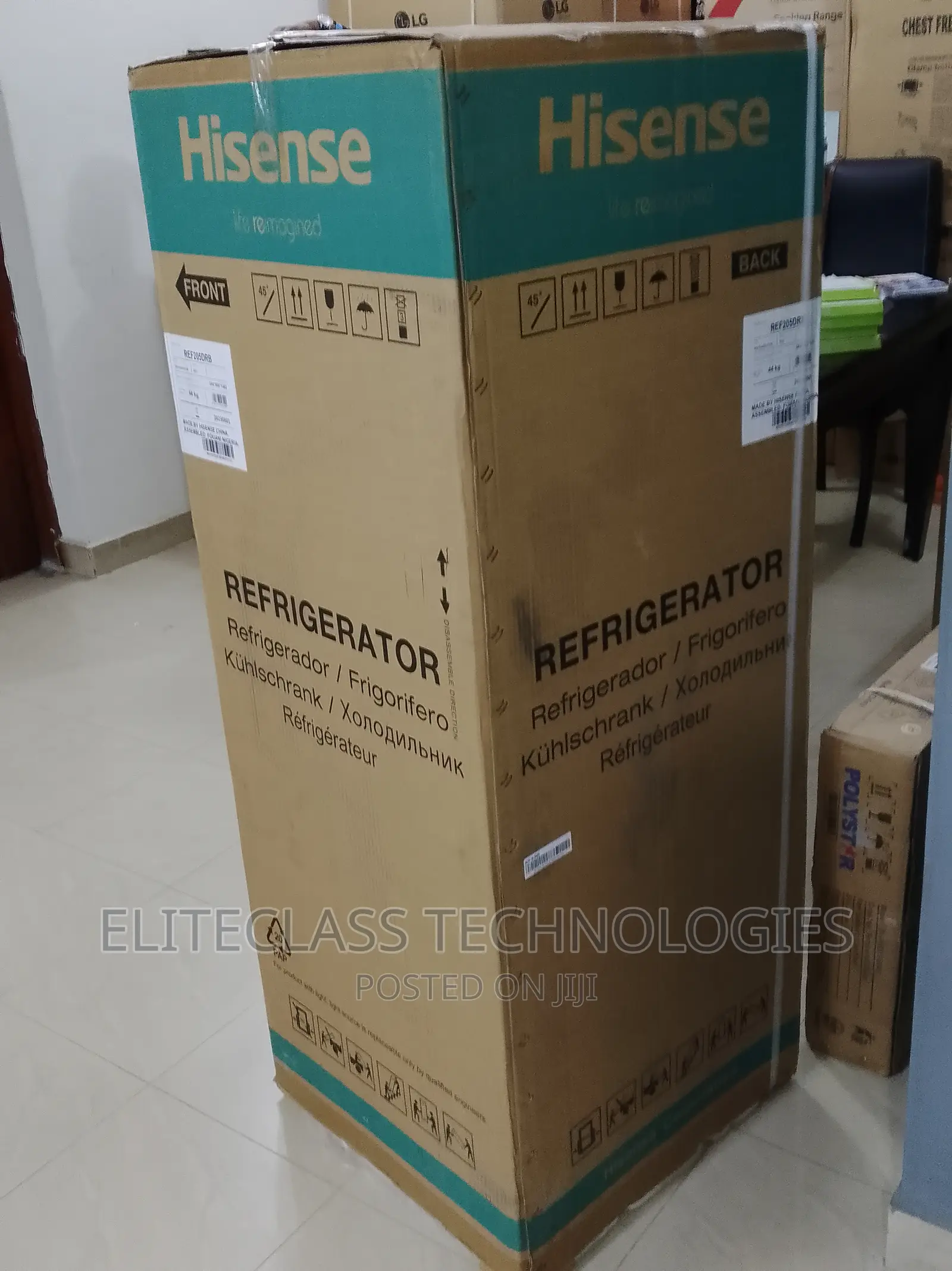 Hisense Top Mount Defrost (204L) Refrigerator DRB-205