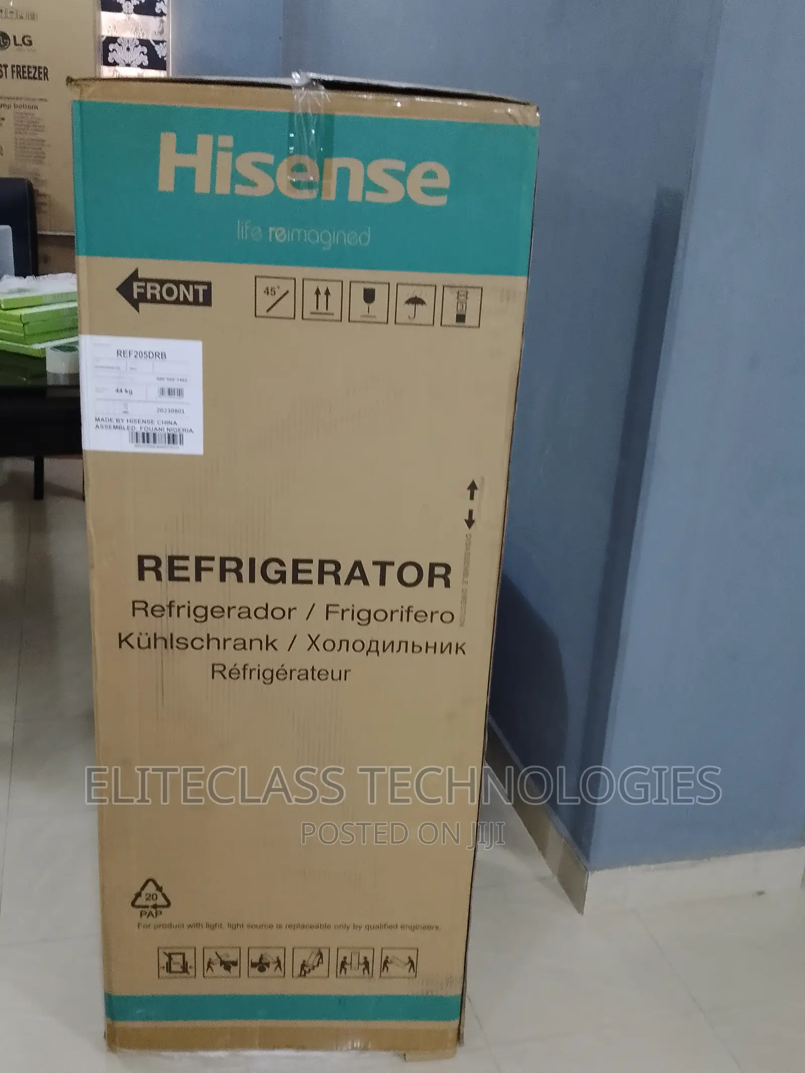 Hisense Top Mount Defrost 204L Refrigerator (DRB-205)