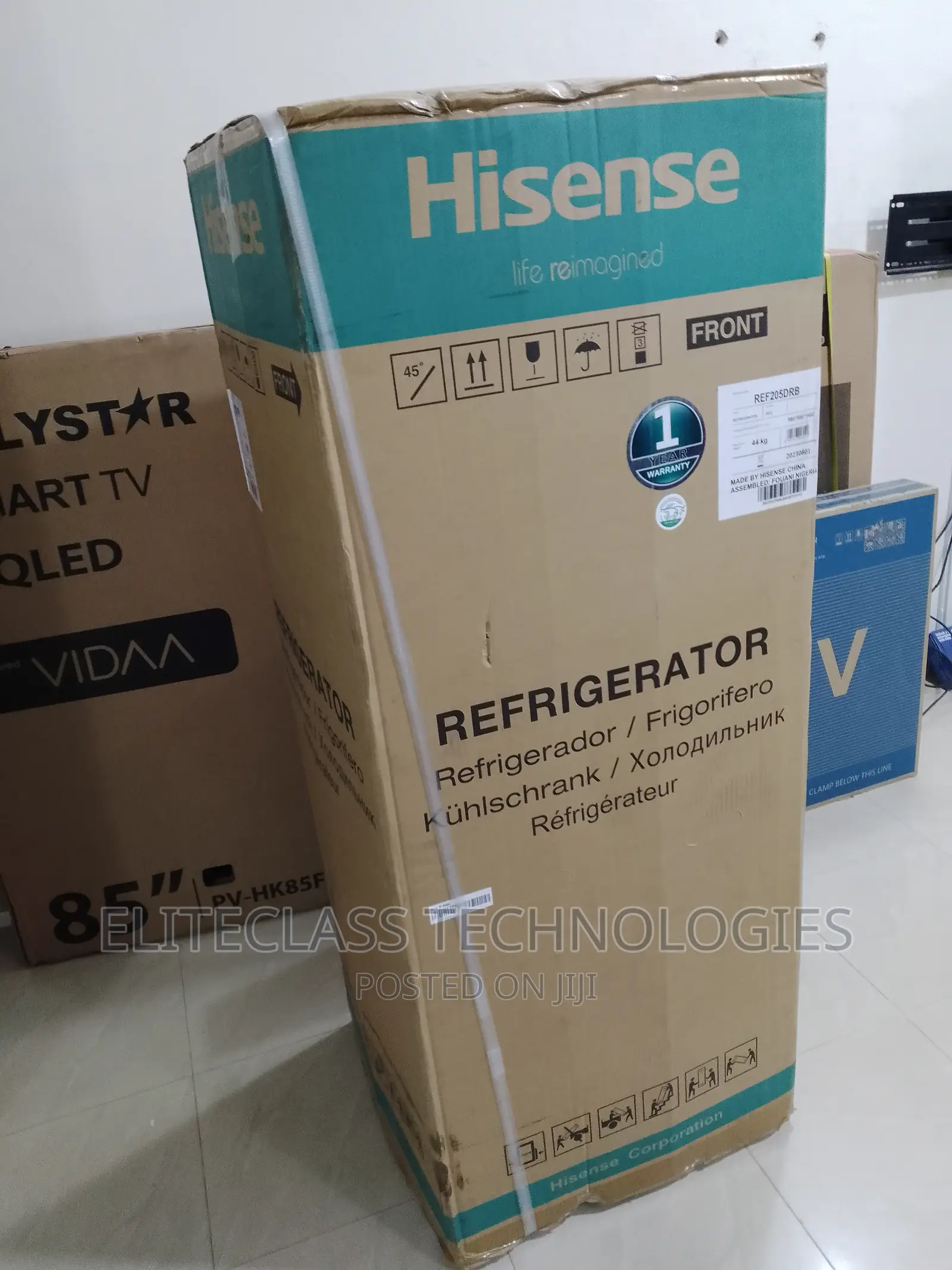 Hisense Large Capacity Top Mount 204L Refrigerator DRB-205