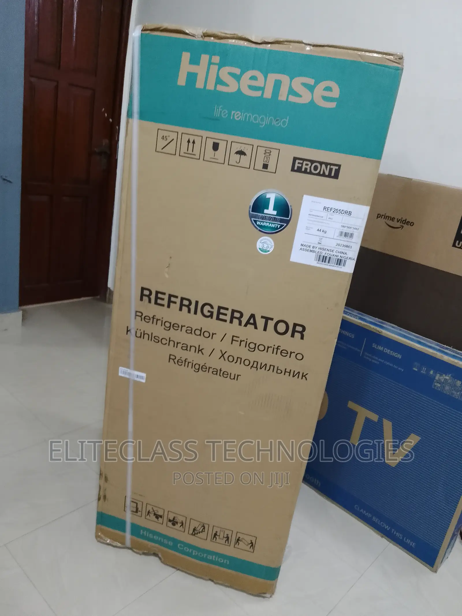 Hisense Top Mount Cooling (204L) Refrigerator (DRB-205)