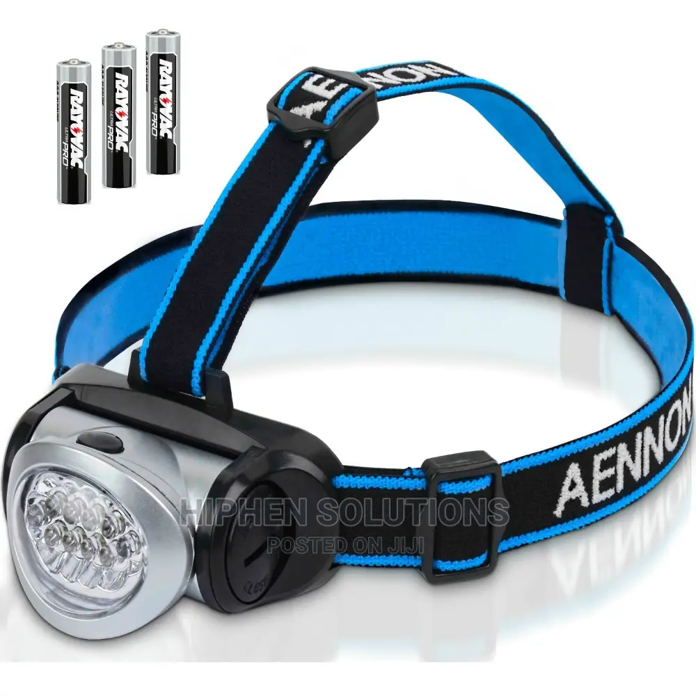 LED Headlamp Flashlight With Red Lights For Running