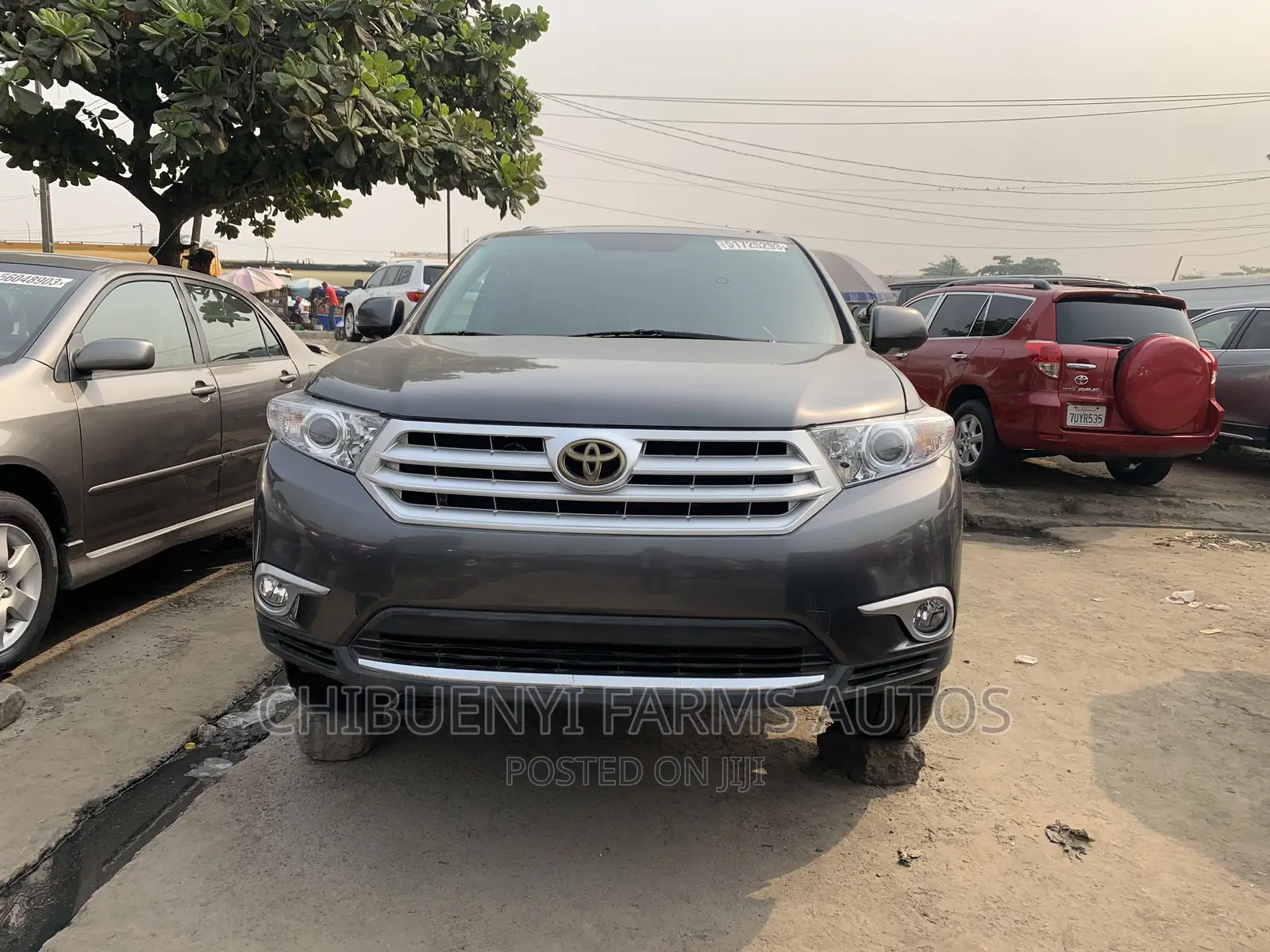Toyota Highlander Limited 2012 Gray