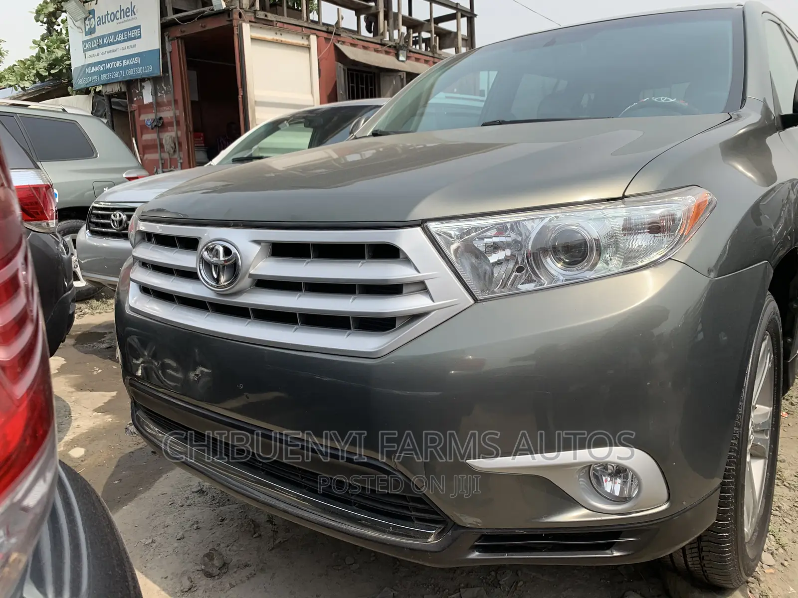 Toyota Highlander Limited 3.5L 2WD 2013 Gray
