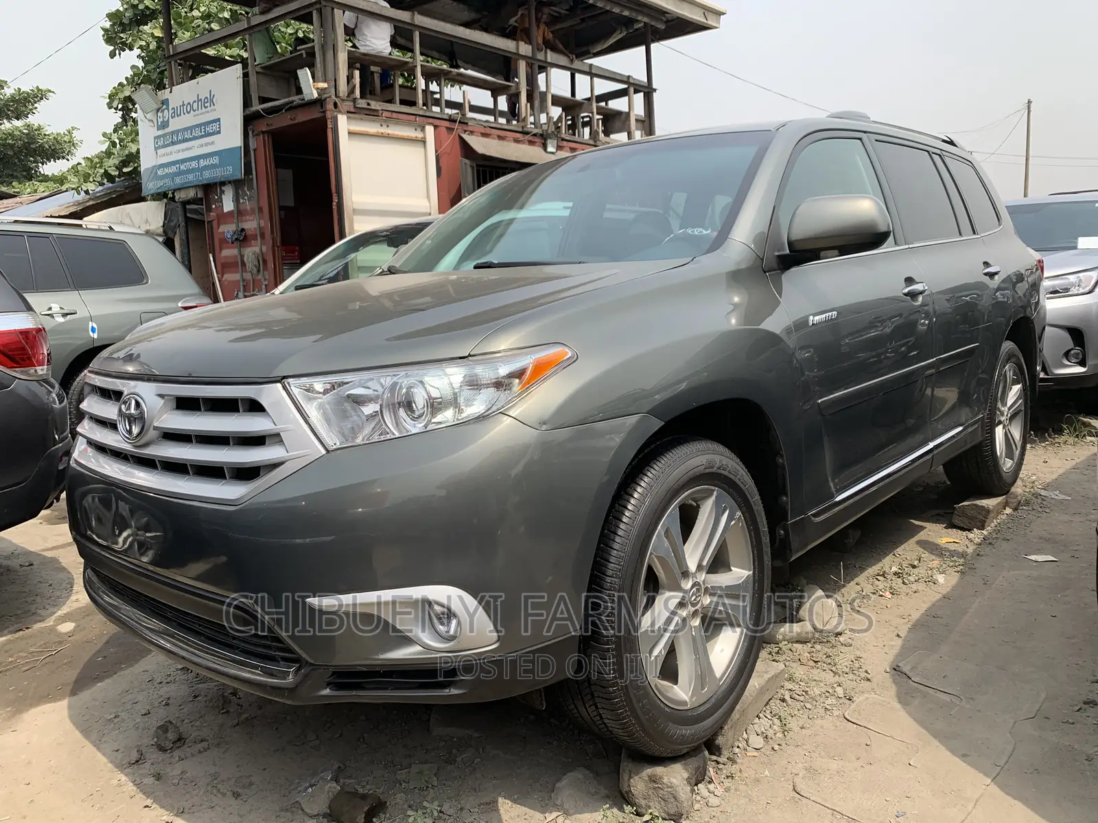 Toyota Highlander Limited 3.5L 2WD 2013 Gray