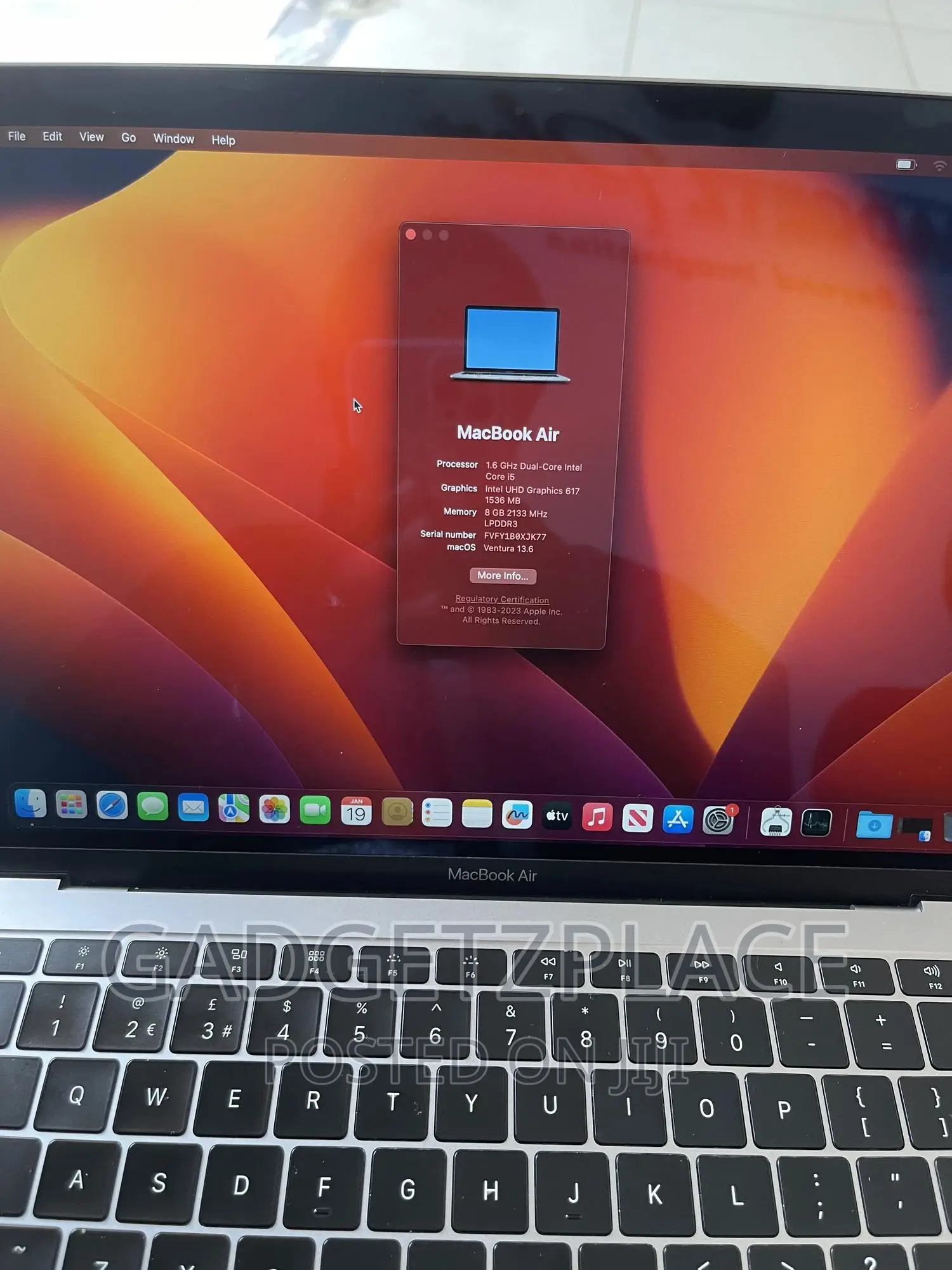 Laptop Apple MacBook Air 2018 8GB Intel Core I5 SSD 128GB