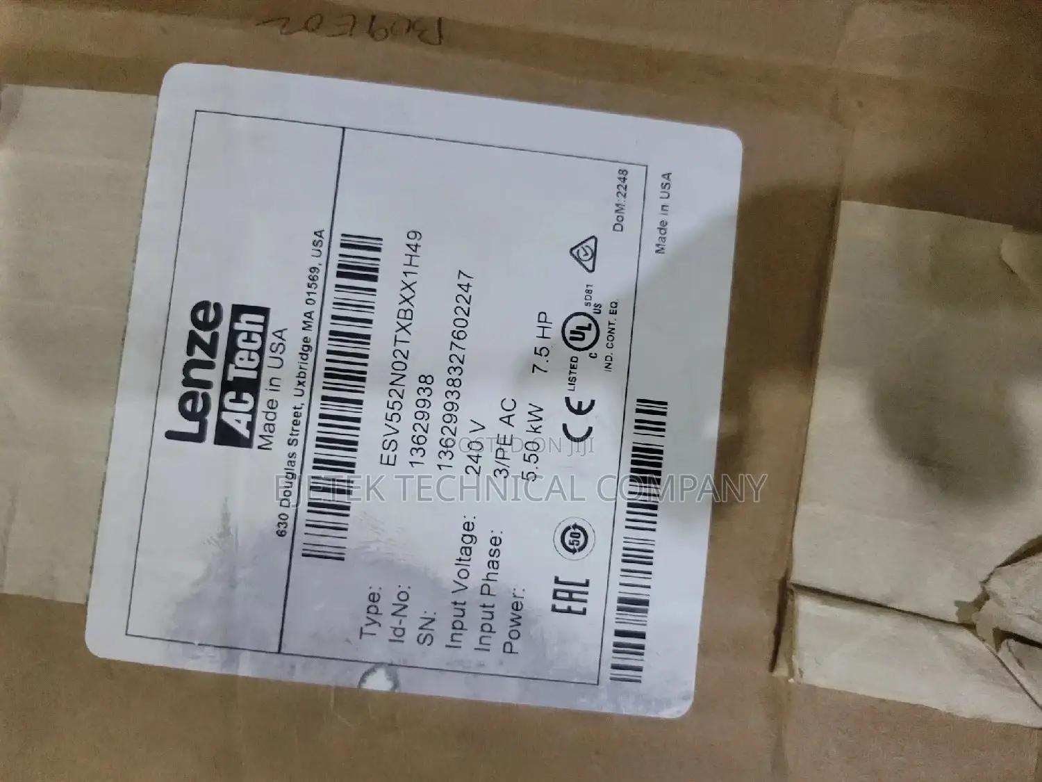 Lenze 5.5kw/7.5hp Inverter Drive
