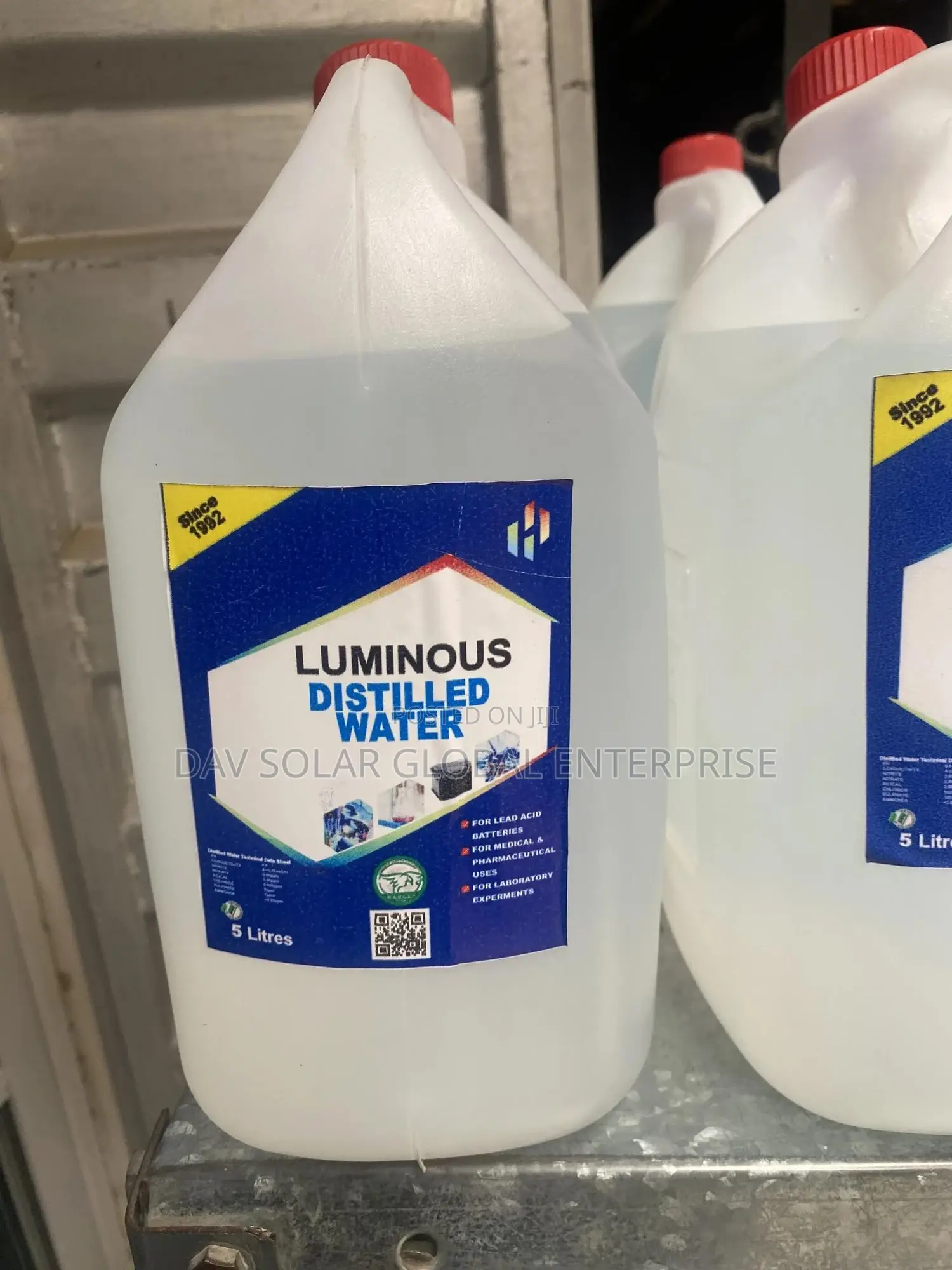 Luminous Distilled Water