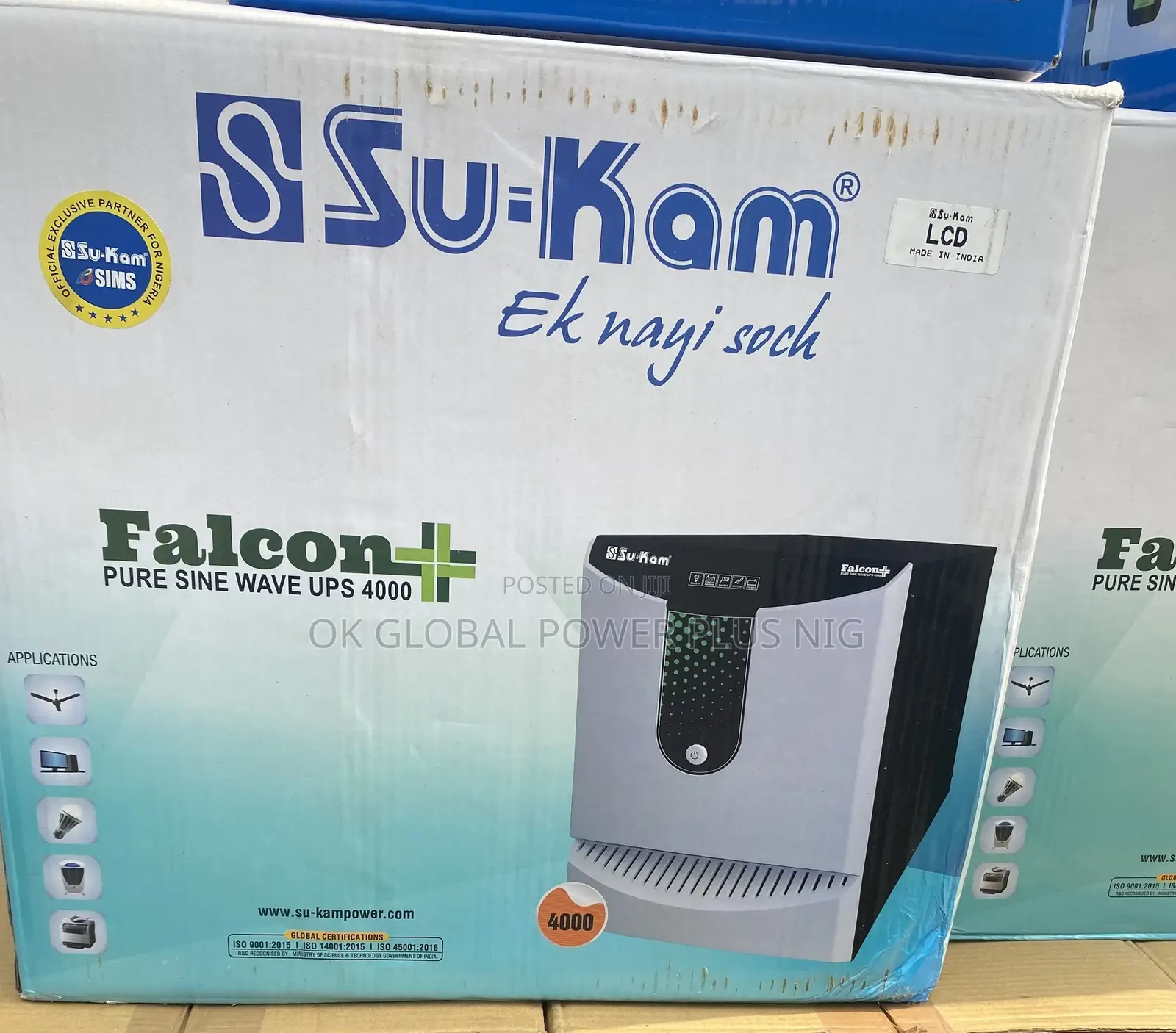 Su-Kam 2.5kva/48v Inverter